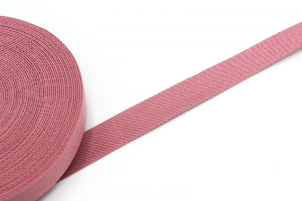 Gurtband Baumwolle 30mm altrosa (1 m)